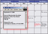 Calendar screenshot